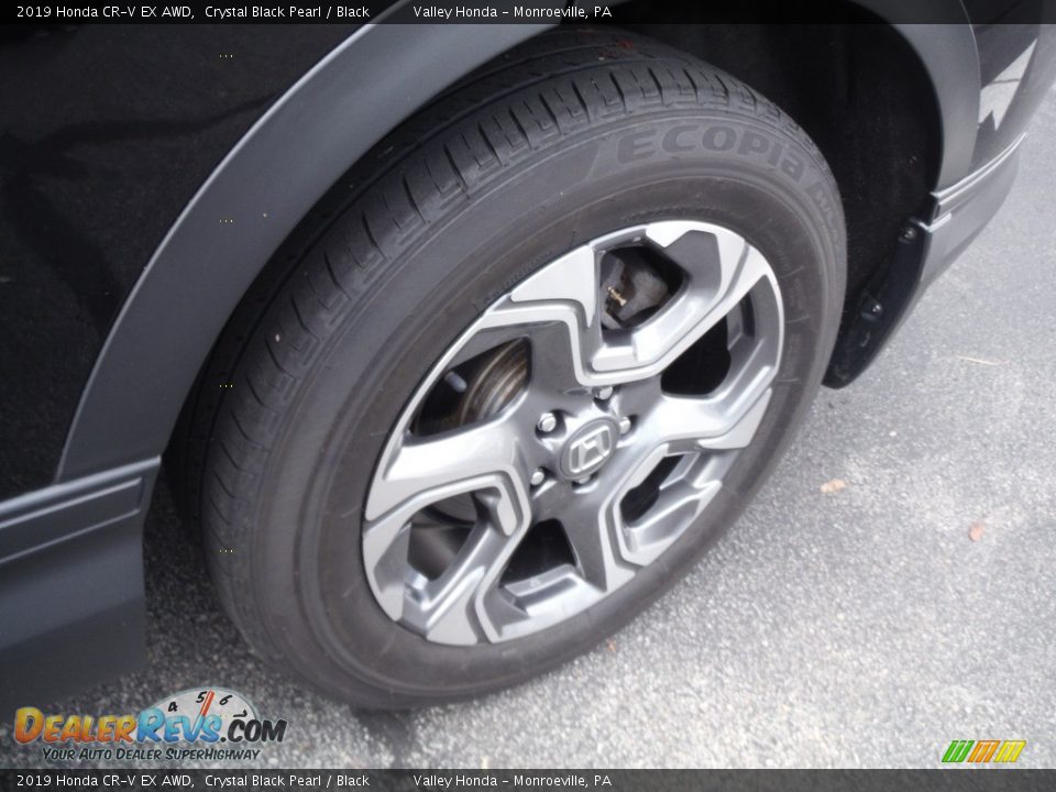 2019 Honda CR-V EX AWD Crystal Black Pearl / Black Photo #4