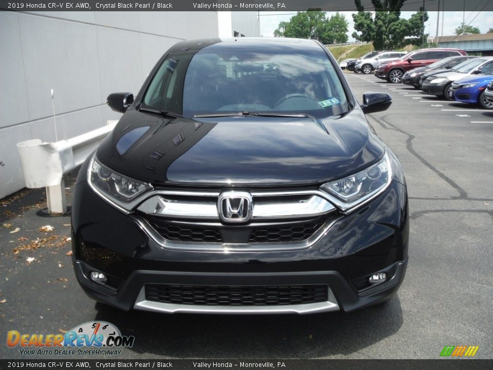 2019 Honda CR-V EX AWD Crystal Black Pearl / Black Photo #6