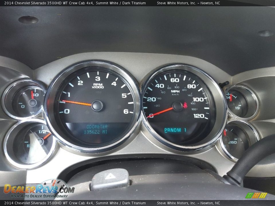 2014 Chevrolet Silverado 3500HD WT Crew Cab 4x4 Gauges Photo #22