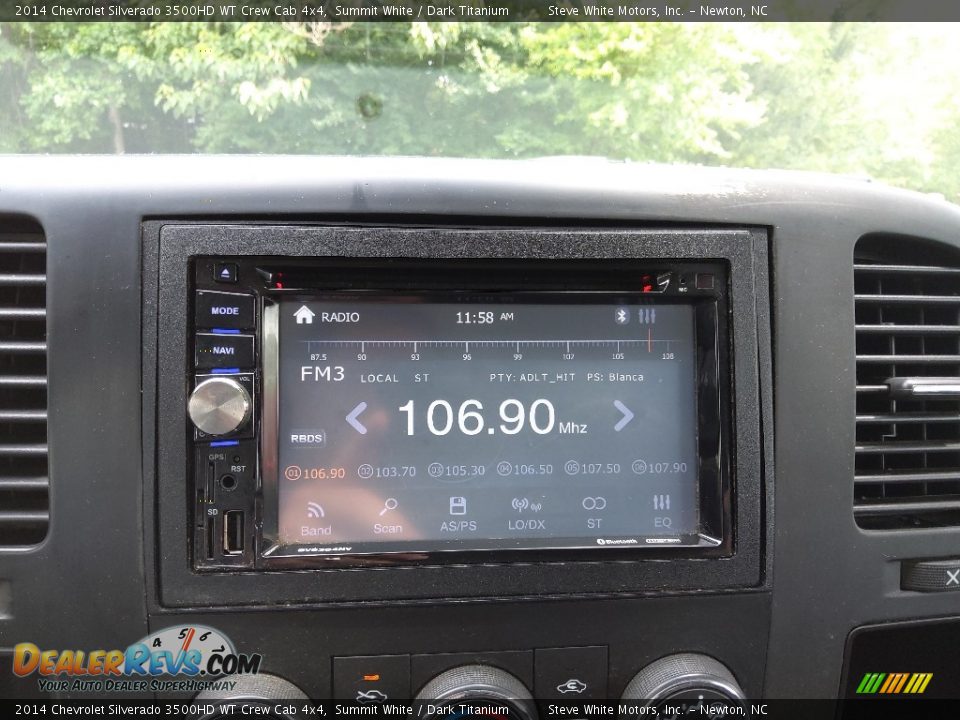 Audio System of 2014 Chevrolet Silverado 3500HD WT Crew Cab 4x4 Photo #23