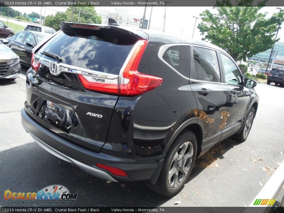 2019 Honda CR-V EX AWD Crystal Black Pearl / Black Photo #8