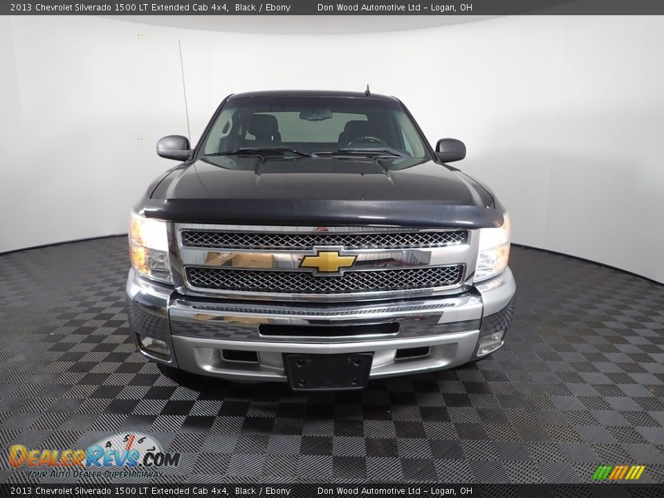 2013 Chevrolet Silverado 1500 LT Extended Cab 4x4 Black / Ebony Photo #2