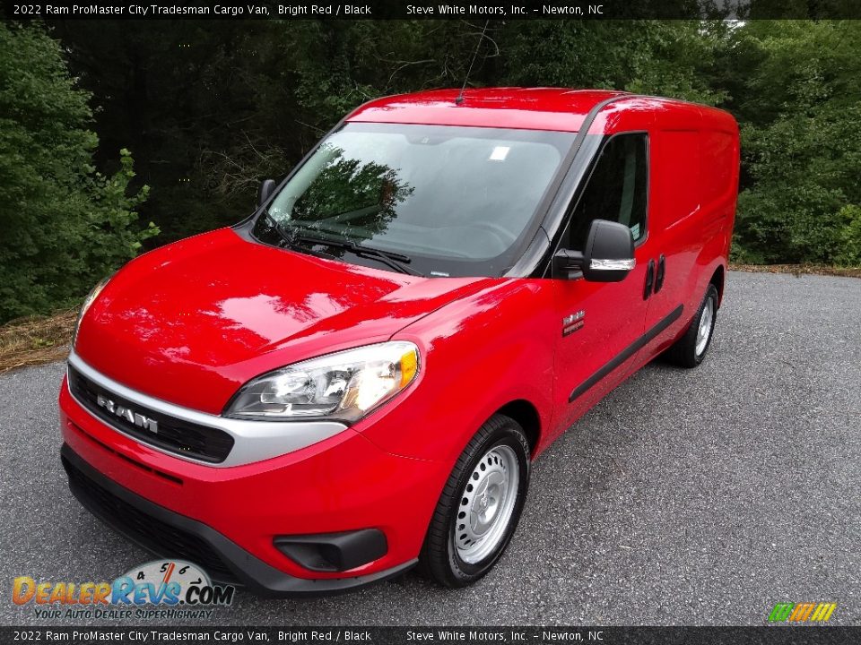 2022 Ram ProMaster City Tradesman Cargo Van Bright Red / Black Photo #2