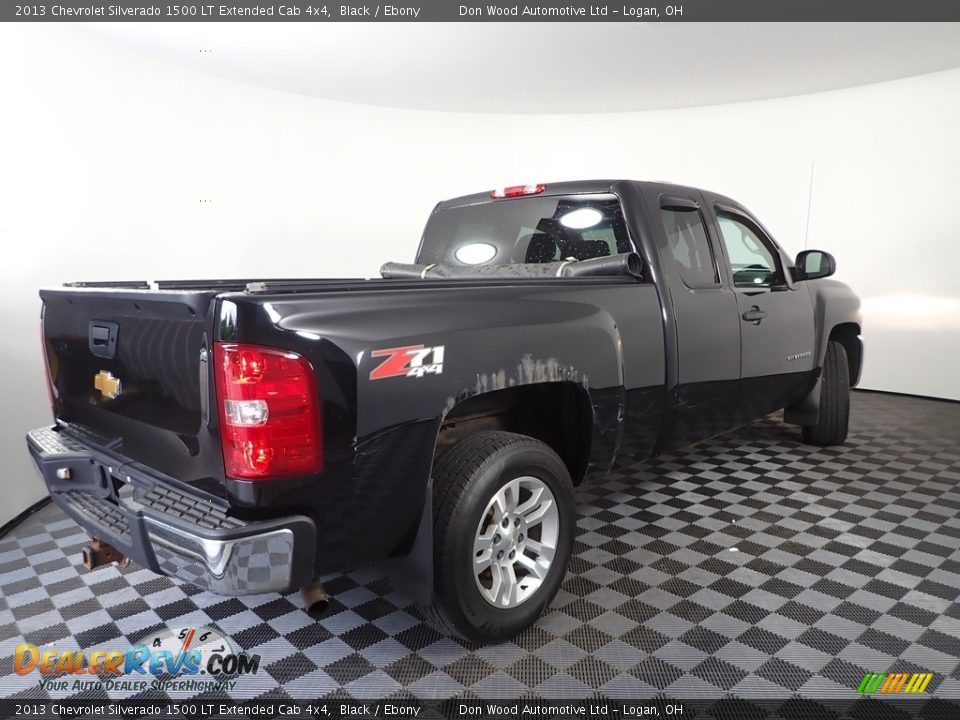 2013 Chevrolet Silverado 1500 LT Extended Cab 4x4 Black / Ebony Photo #6