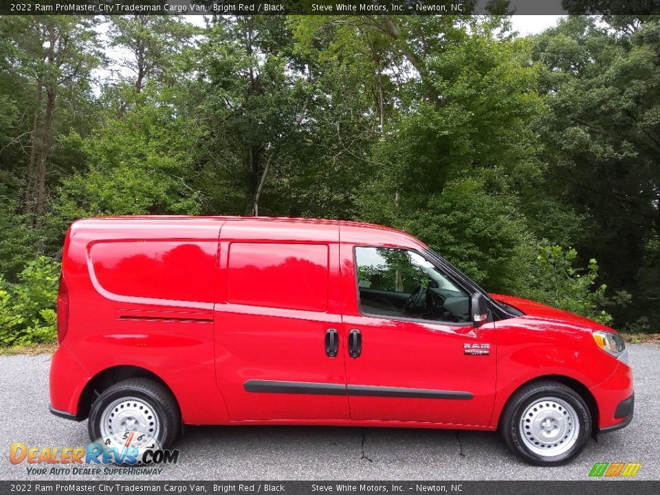 Bright Red 2022 Ram ProMaster City Tradesman Cargo Van Photo #5