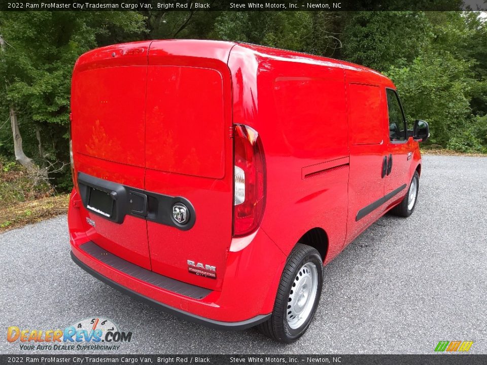 2022 Ram ProMaster City Tradesman Cargo Van Bright Red / Black Photo #6