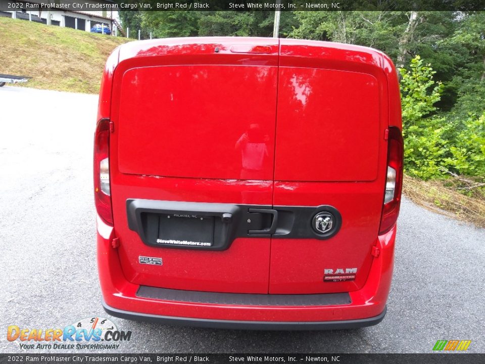 2022 Ram ProMaster City Tradesman Cargo Van Bright Red / Black Photo #7