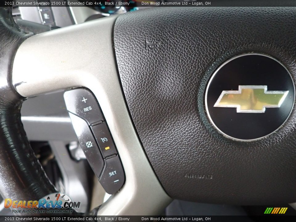 2013 Chevrolet Silverado 1500 LT Extended Cab 4x4 Black / Ebony Photo #12
