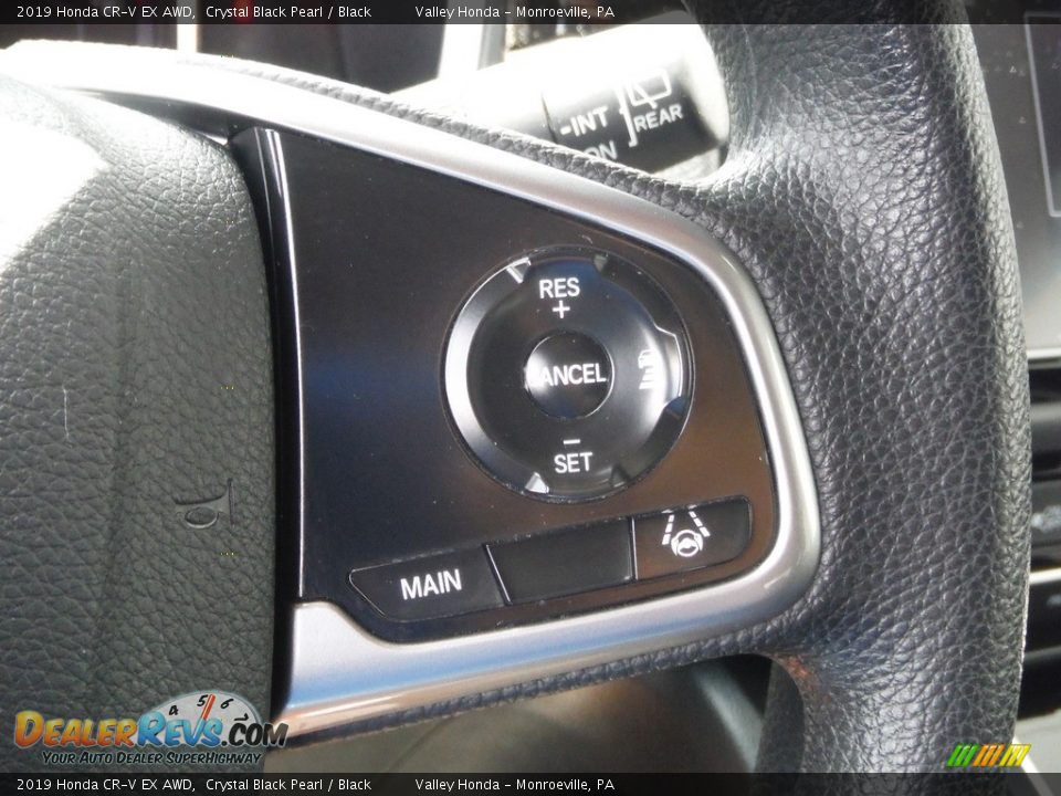 2019 Honda CR-V EX AWD Crystal Black Pearl / Black Photo #25