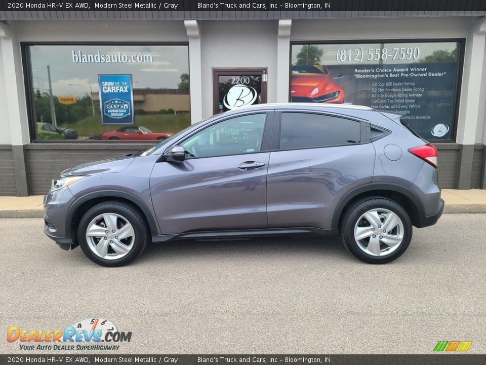 2020 Honda HR-V EX AWD Modern Steel Metallic / Gray Photo #1