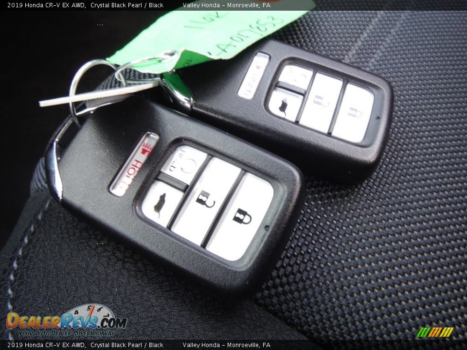 2019 Honda CR-V EX AWD Crystal Black Pearl / Black Photo #31