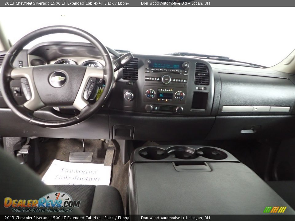 2013 Chevrolet Silverado 1500 LT Extended Cab 4x4 Black / Ebony Photo #22