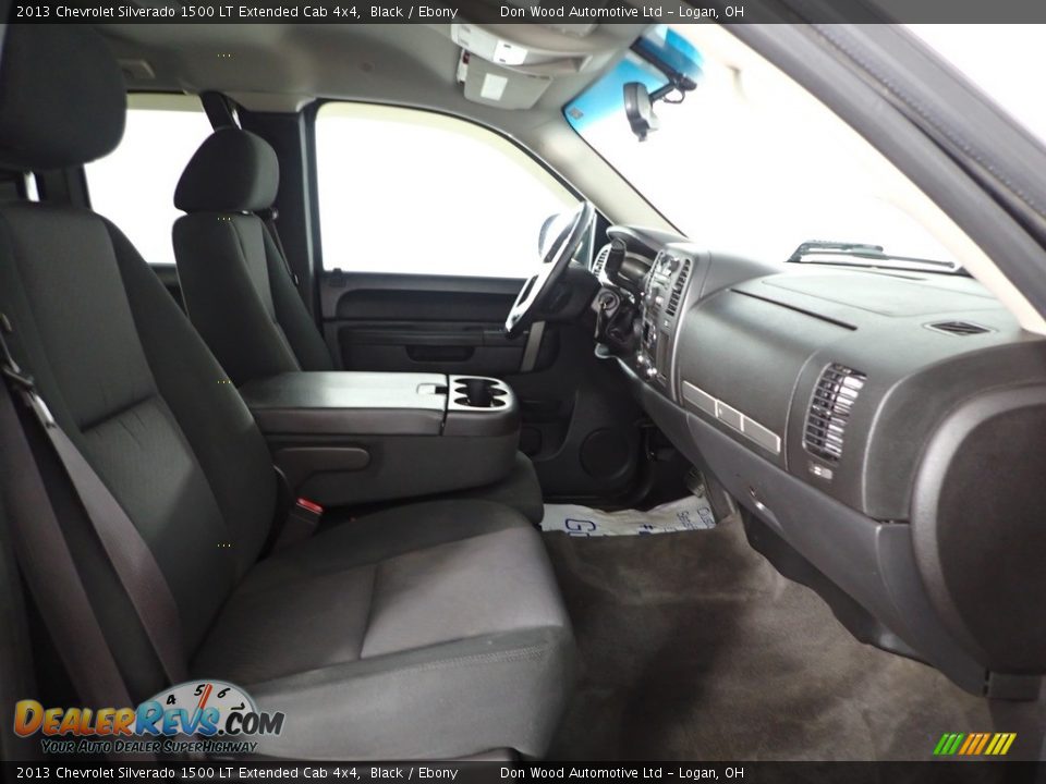 2013 Chevrolet Silverado 1500 LT Extended Cab 4x4 Black / Ebony Photo #24