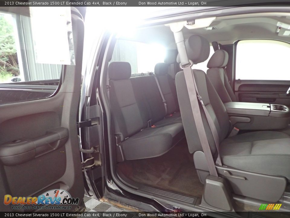 2013 Chevrolet Silverado 1500 LT Extended Cab 4x4 Black / Ebony Photo #25