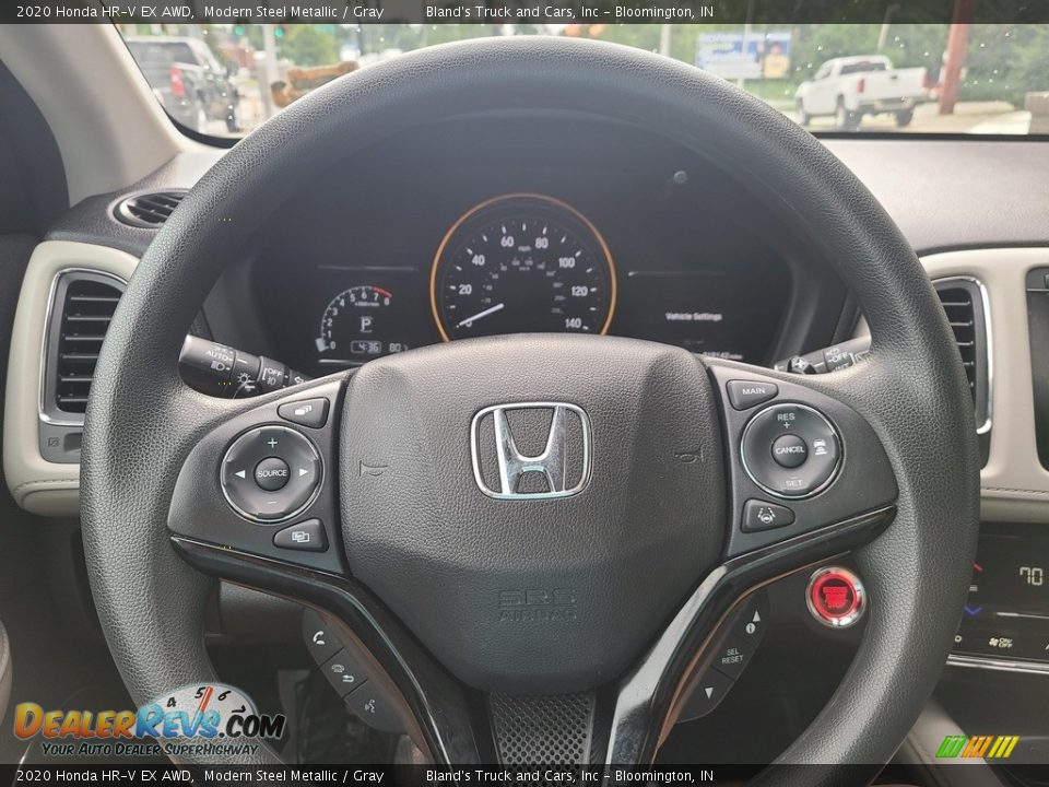 2020 Honda HR-V EX AWD Modern Steel Metallic / Gray Photo #11