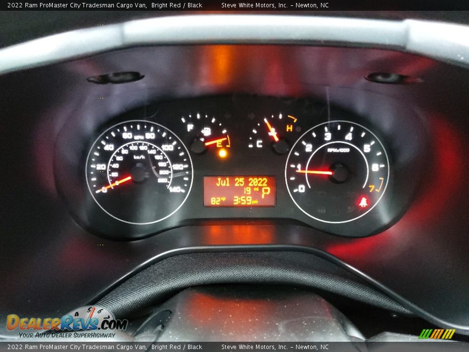 2022 Ram ProMaster City Tradesman Cargo Van Gauges Photo #19