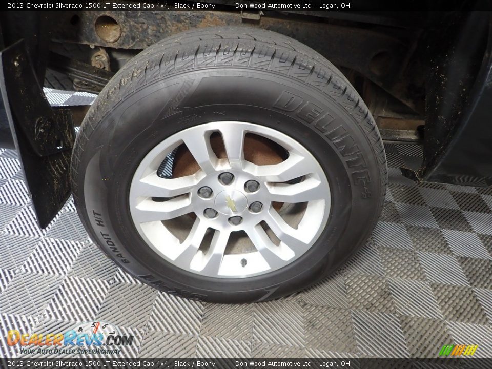 2013 Chevrolet Silverado 1500 LT Extended Cab 4x4 Black / Ebony Photo #27