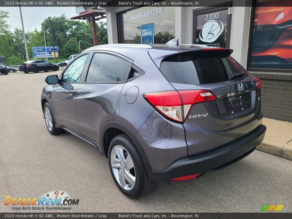 2020 Honda HR-V EX AWD Modern Steel Metallic / Gray Photo #32