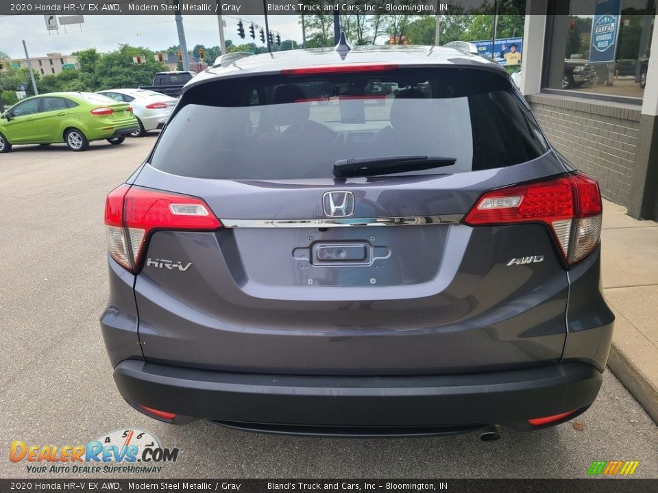 2020 Honda HR-V EX AWD Modern Steel Metallic / Gray Photo #33