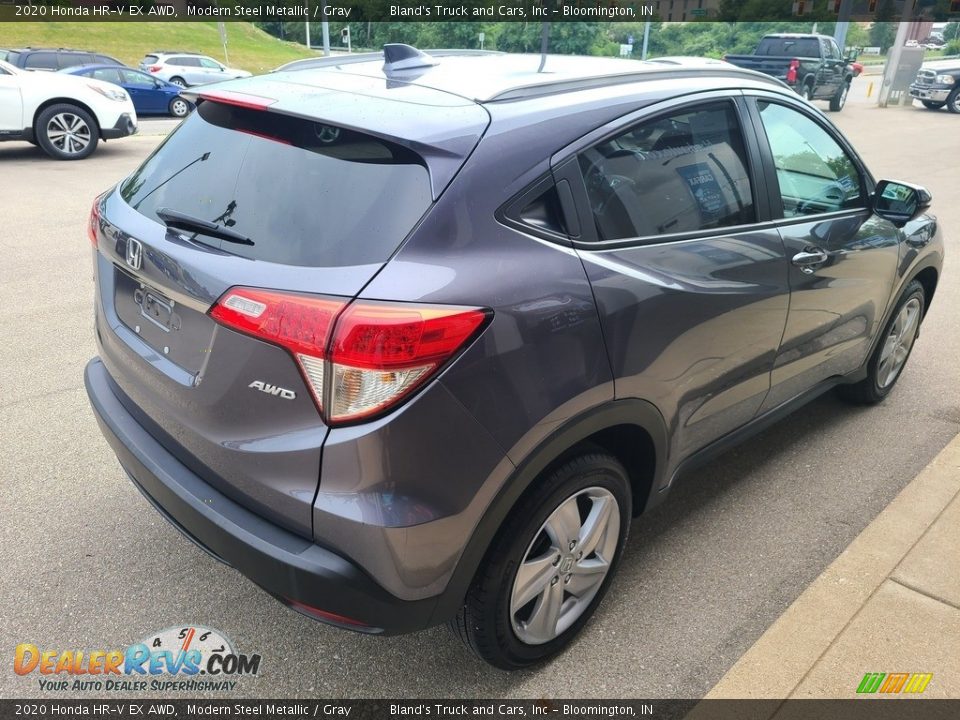 2020 Honda HR-V EX AWD Modern Steel Metallic / Gray Photo #36