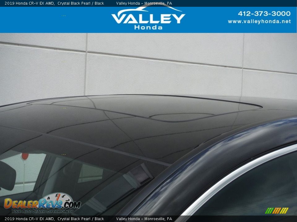 2019 Honda CR-V EX AWD Crystal Black Pearl / Black Photo #3