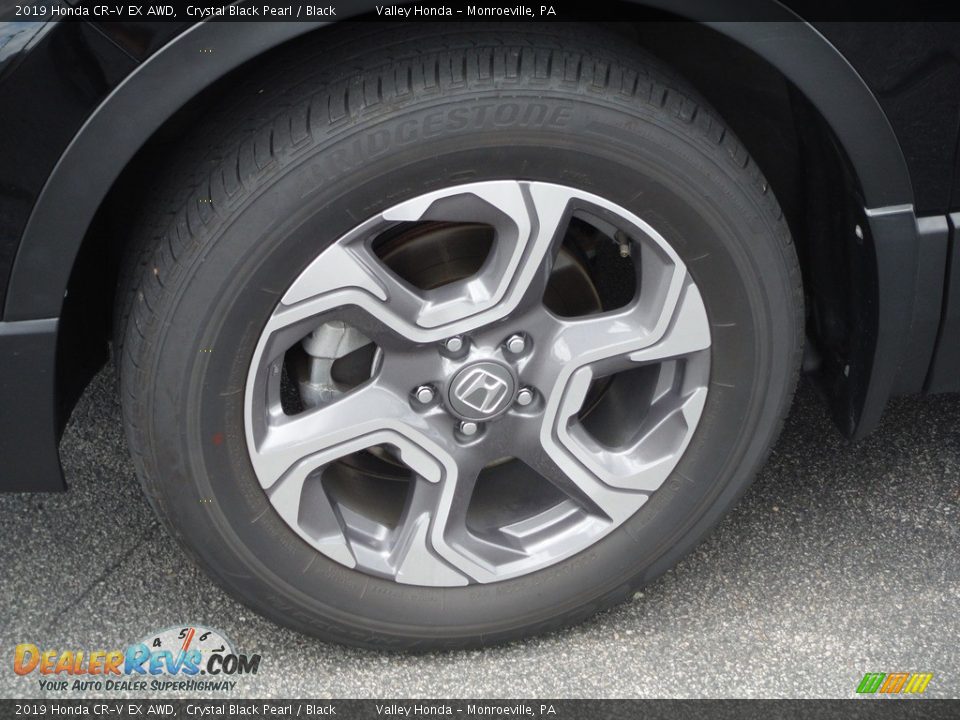 2019 Honda CR-V EX AWD Crystal Black Pearl / Black Photo #4