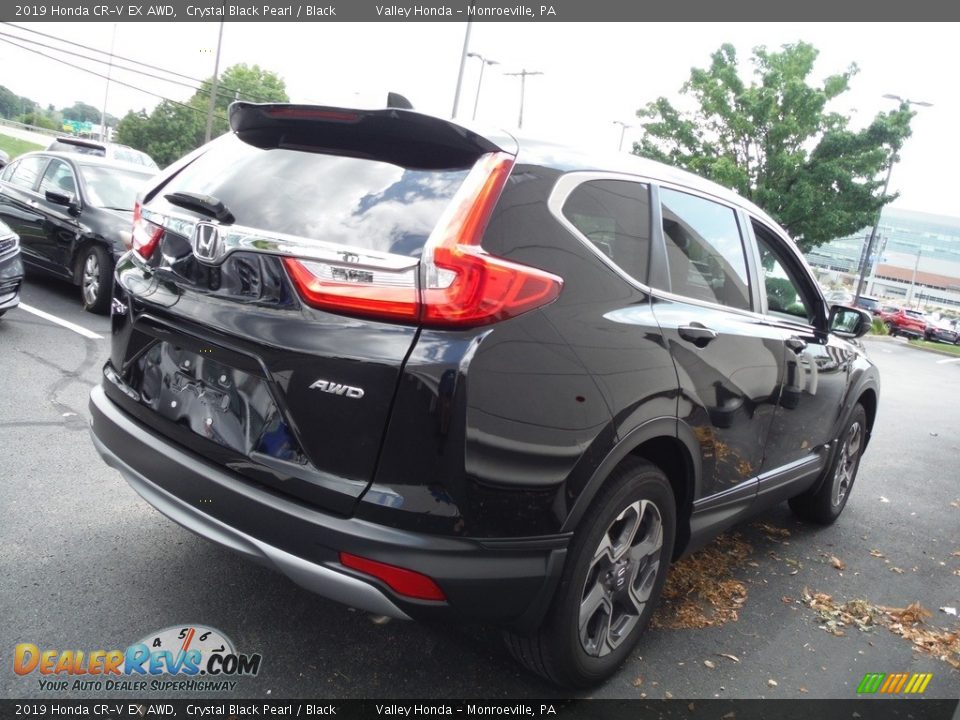 2019 Honda CR-V EX AWD Crystal Black Pearl / Black Photo #7