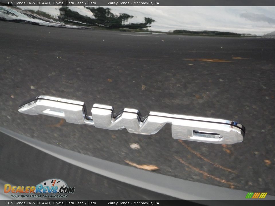2019 Honda CR-V EX AWD Crystal Black Pearl / Black Photo #8