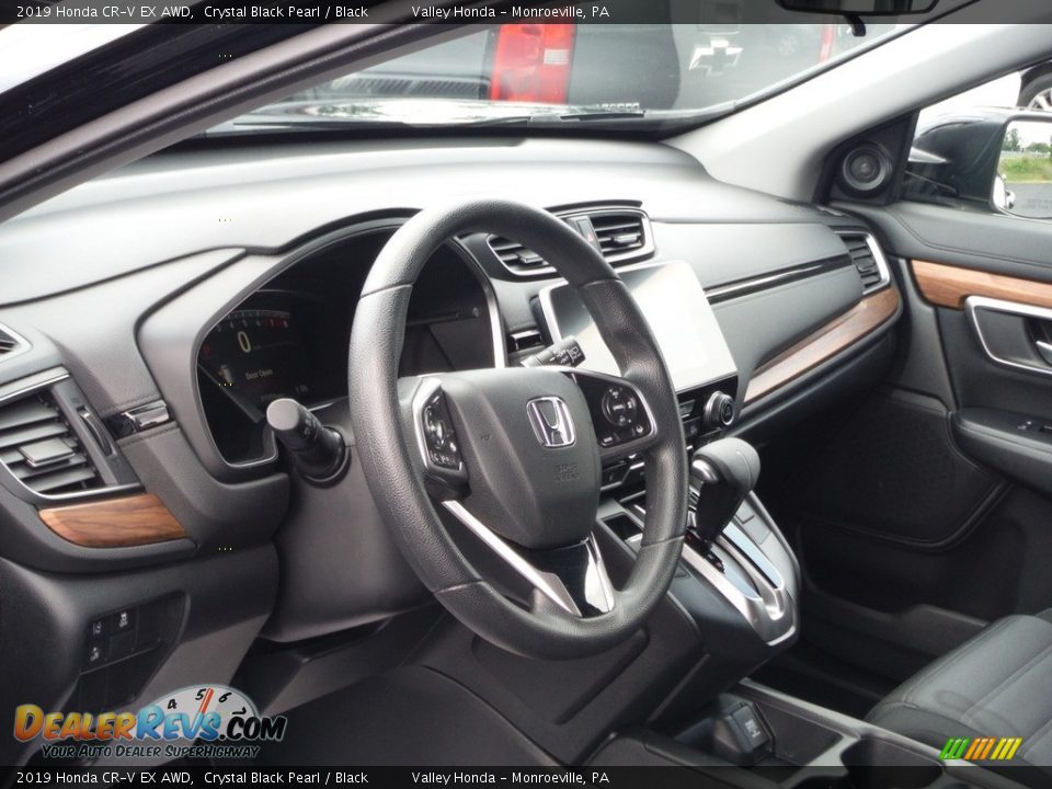 2019 Honda CR-V EX AWD Crystal Black Pearl / Black Photo #12