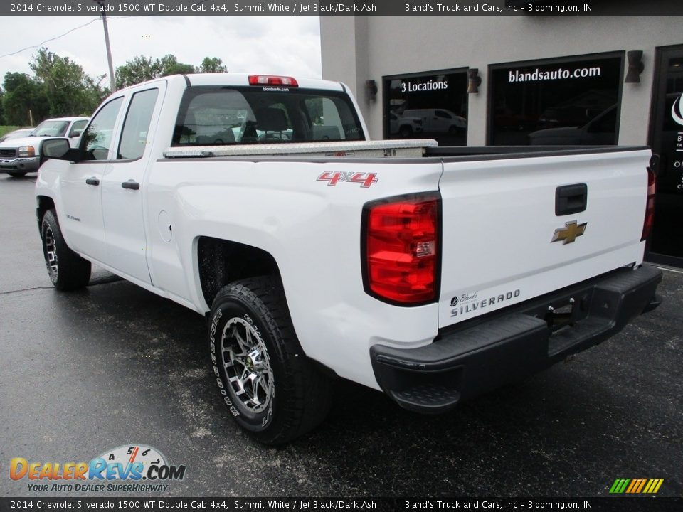 2014 Chevrolet Silverado 1500 WT Double Cab 4x4 Summit White / Jet Black/Dark Ash Photo #3