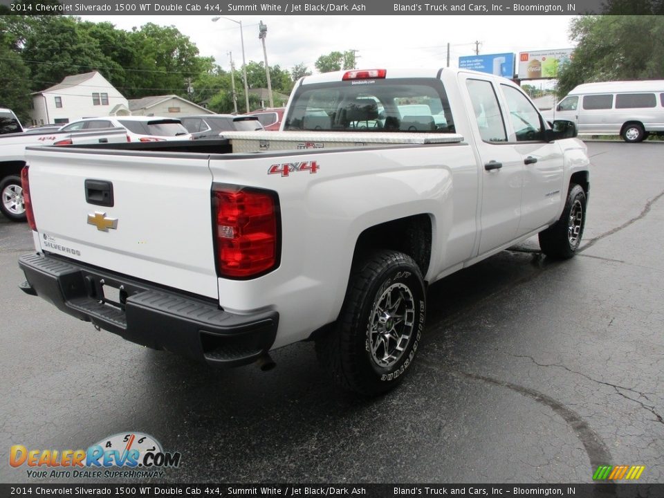 2014 Chevrolet Silverado 1500 WT Double Cab 4x4 Summit White / Jet Black/Dark Ash Photo #4