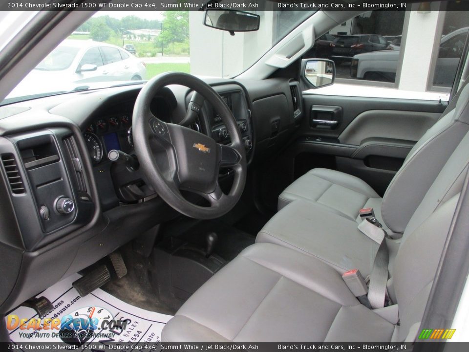 2014 Chevrolet Silverado 1500 WT Double Cab 4x4 Summit White / Jet Black/Dark Ash Photo #6