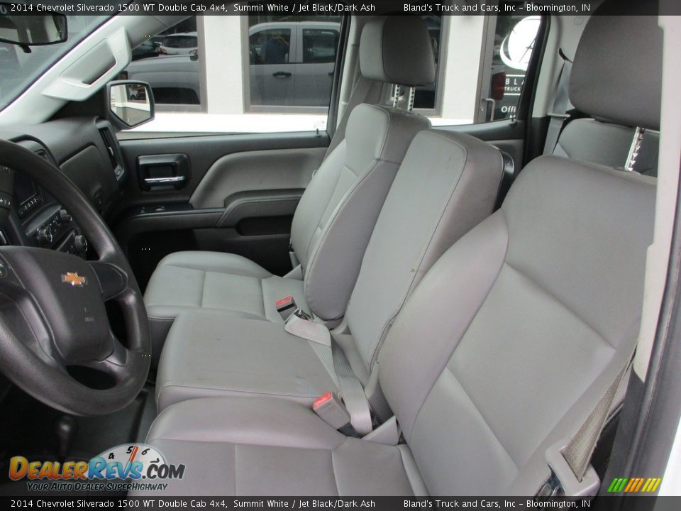 2014 Chevrolet Silverado 1500 WT Double Cab 4x4 Summit White / Jet Black/Dark Ash Photo #8