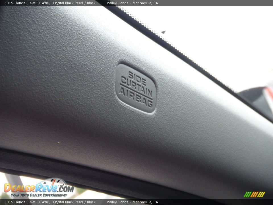 2019 Honda CR-V EX AWD Crystal Black Pearl / Black Photo #17