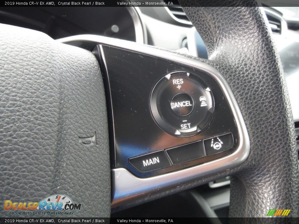 2019 Honda CR-V EX AWD Crystal Black Pearl / Black Photo #27