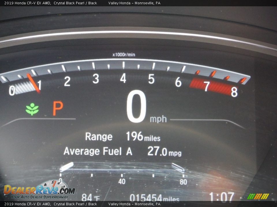 2019 Honda CR-V EX AWD Crystal Black Pearl / Black Photo #35