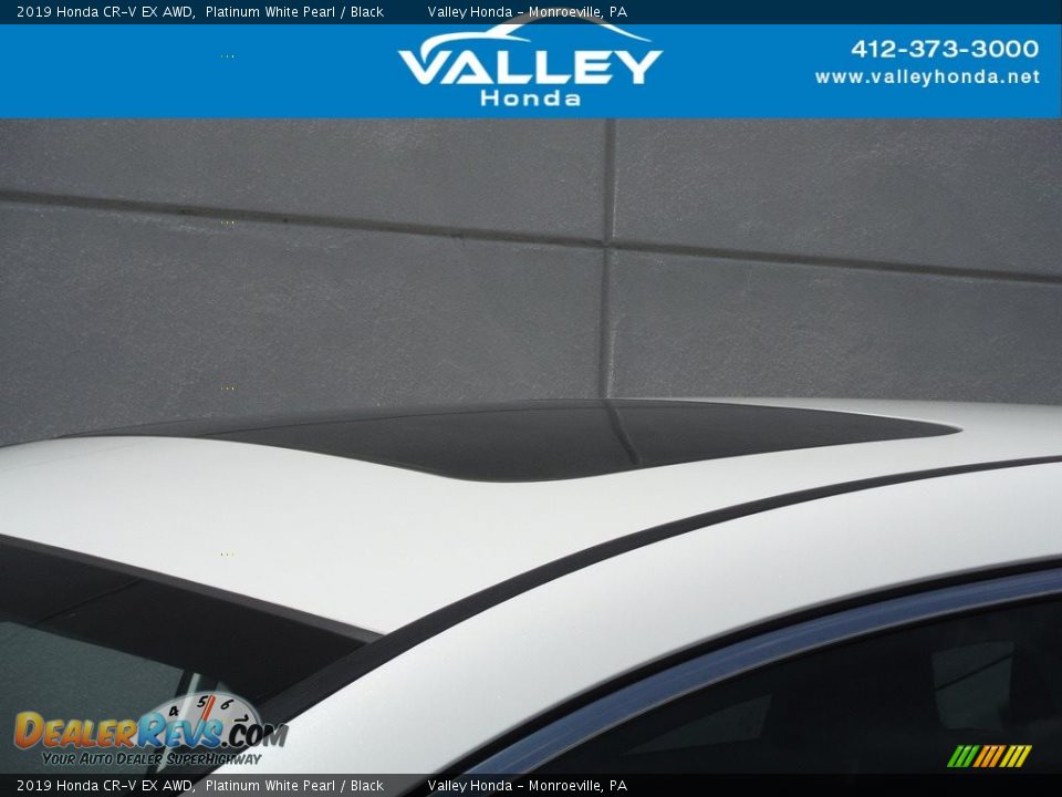 2019 Honda CR-V EX AWD Platinum White Pearl / Black Photo #3