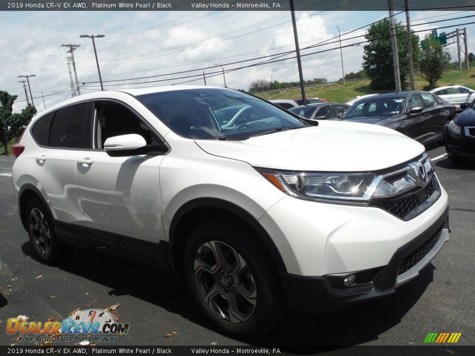 2019 Honda CR-V EX AWD Platinum White Pearl / Black Photo #6