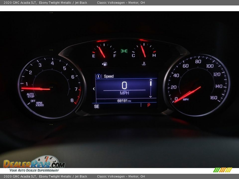 2020 GMC Acadia SLT Ebony Twilight Metallic / Jet Black Photo #8