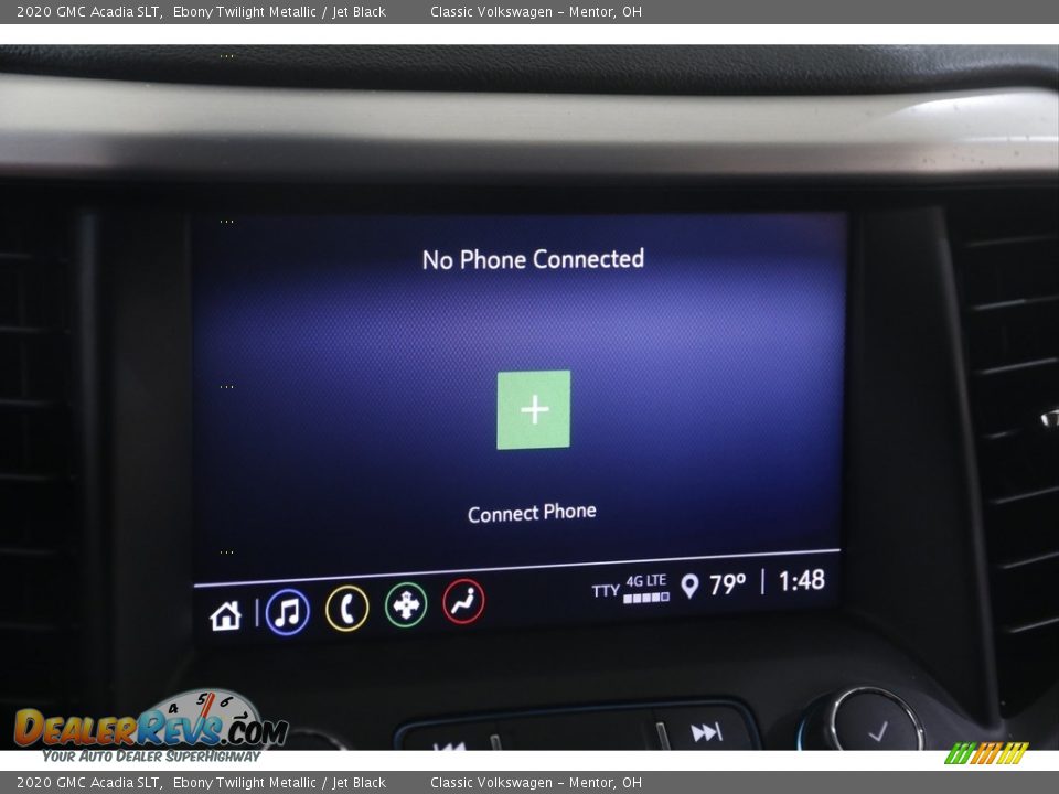 2020 GMC Acadia SLT Ebony Twilight Metallic / Jet Black Photo #11