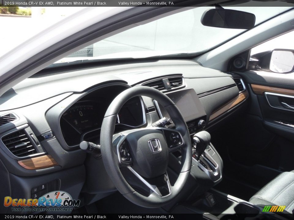 2019 Honda CR-V EX AWD Platinum White Pearl / Black Photo #12