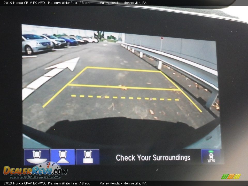 2019 Honda CR-V EX AWD Platinum White Pearl / Black Photo #16