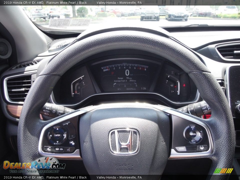 2019 Honda CR-V EX AWD Platinum White Pearl / Black Photo #19