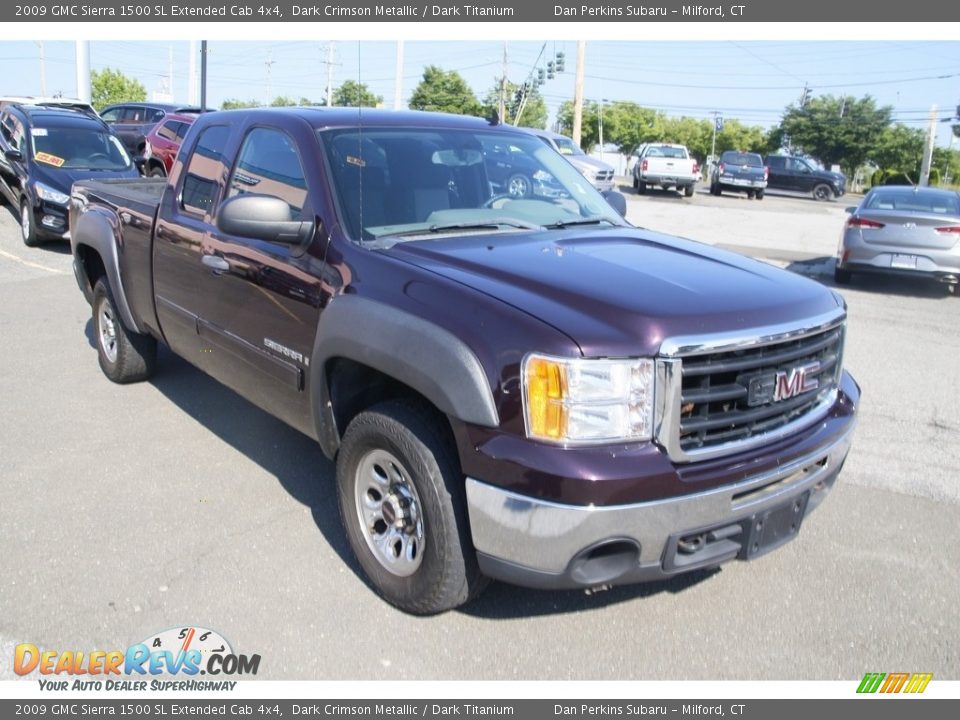 Front 3/4 View of 2009 GMC Sierra 1500 SL Extended Cab 4x4 Photo #3