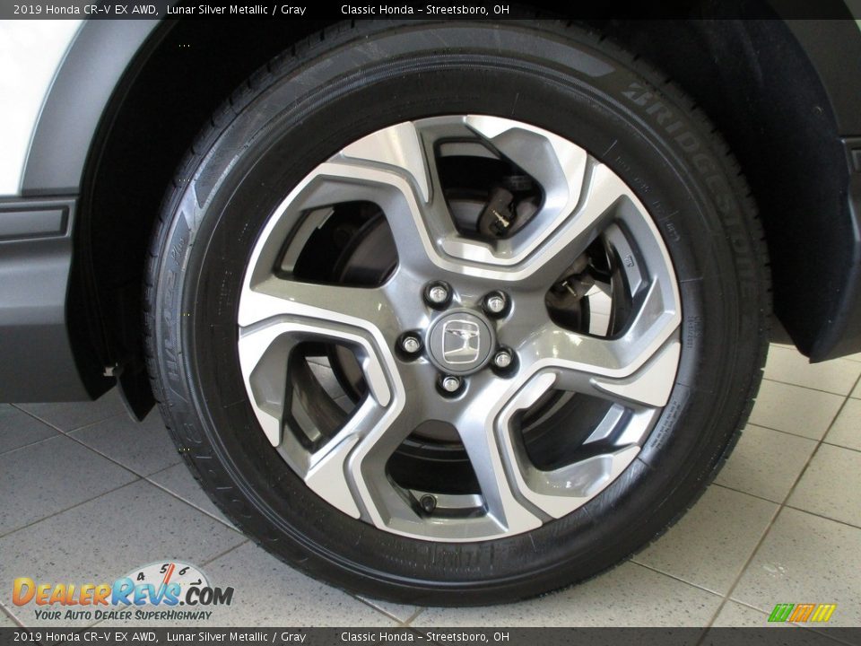 2019 Honda CR-V EX AWD Lunar Silver Metallic / Gray Photo #11