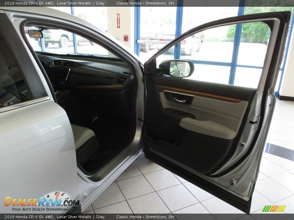 2019 Honda CR-V EX AWD Lunar Silver Metallic / Gray Photo #17