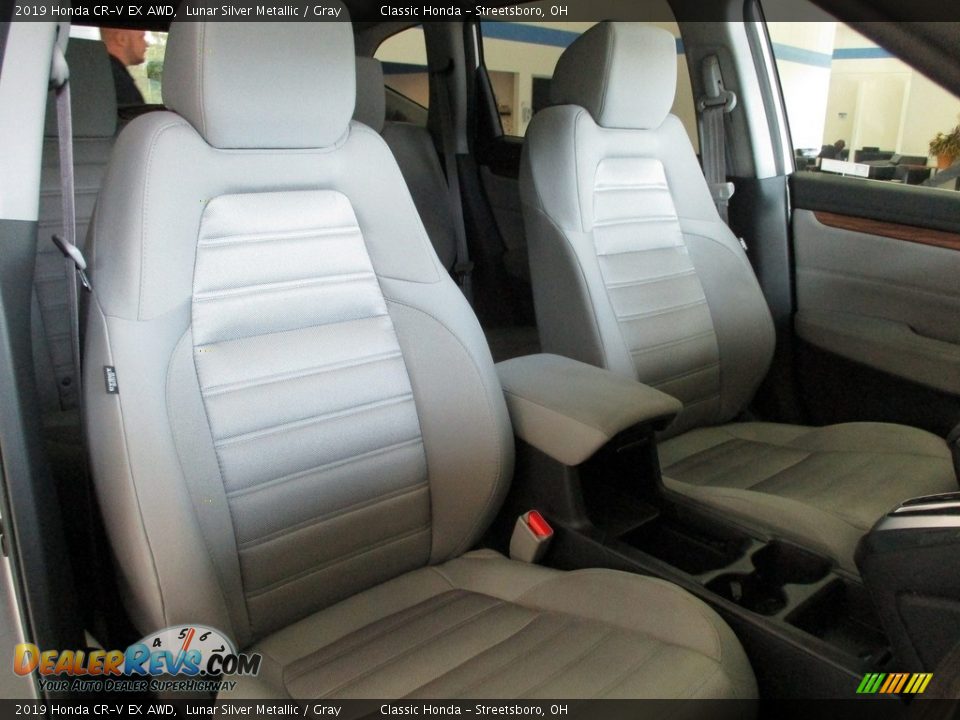2019 Honda CR-V EX AWD Lunar Silver Metallic / Gray Photo #19