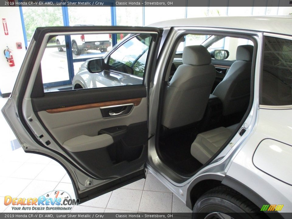 2019 Honda CR-V EX AWD Lunar Silver Metallic / Gray Photo #23