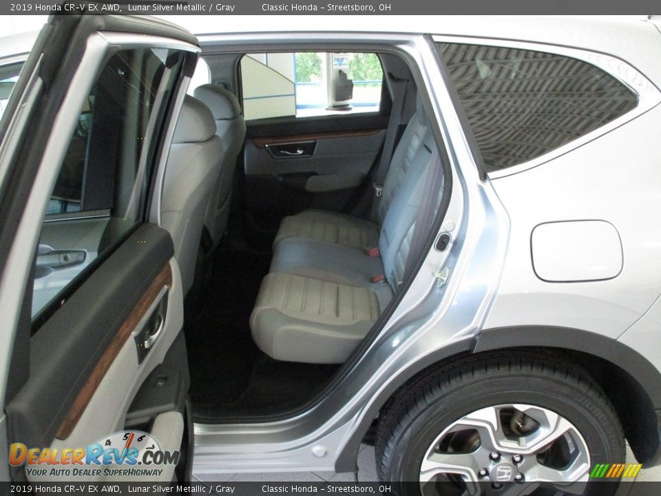 2019 Honda CR-V EX AWD Lunar Silver Metallic / Gray Photo #24