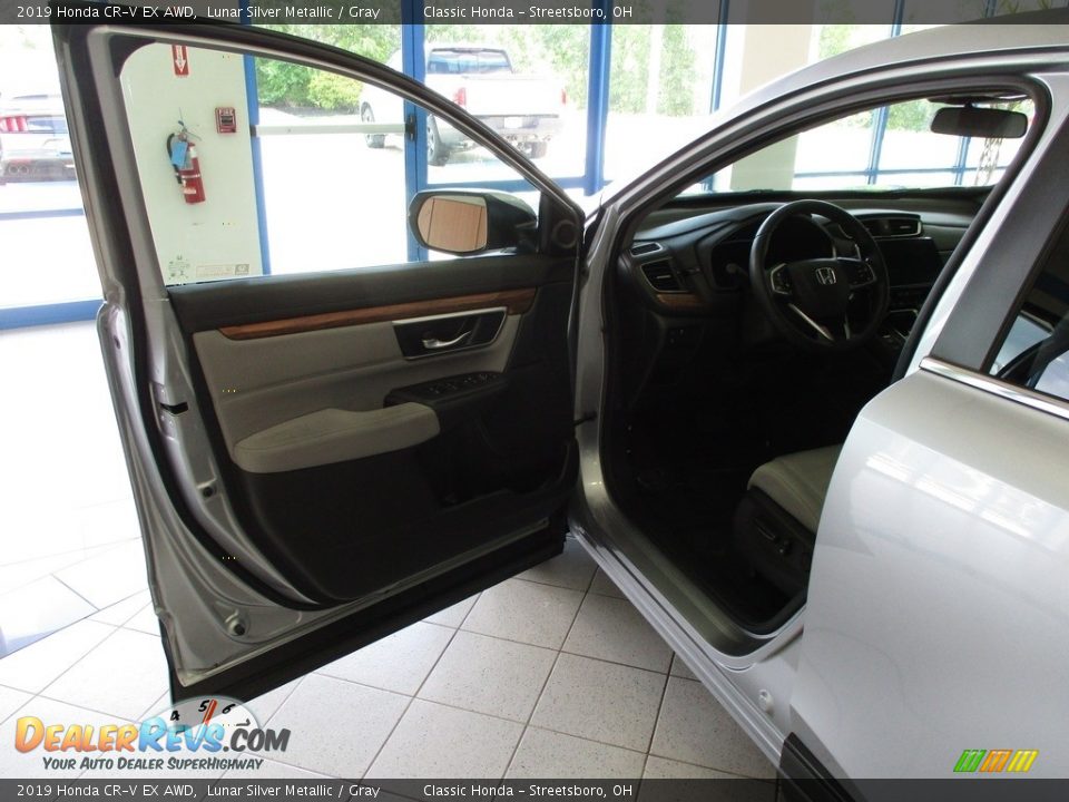 2019 Honda CR-V EX AWD Lunar Silver Metallic / Gray Photo #26